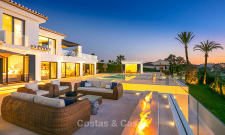 Prestigieuze gerenoveerde luxe villa te koop, eerstelijn golf, Nueva Andalucía, Marbella 9452