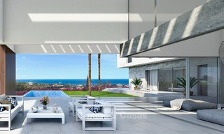 Gloednieuwe hedendaagse luxe villa met panoramisch zeezicht te koop, in een exclusief golfresort, Benahavis - Marbella 10098 