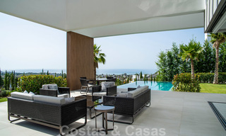Gloednieuwe hedendaagse luxe villa met panoramisch zeezicht te koop, in een exclusief golfresort, Benahavis - Marbella 26519 