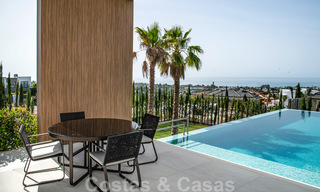 Gloednieuwe hedendaagse luxe villa met panoramisch zeezicht te koop, in een exclusief golfresort, Benahavis - Marbella 26522 