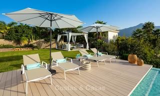 Imposante moderne eigentijdse luxe villa te koop in de Golf Vallei van Nueva Andalucia, Marbella 10435 