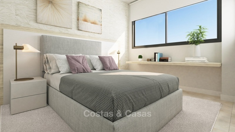 Moderne luxe appartementen met prachtig zeezicht te koop, op loopafstand van het strand - La Duquesa, Manilva, Costa del Sol 10831 