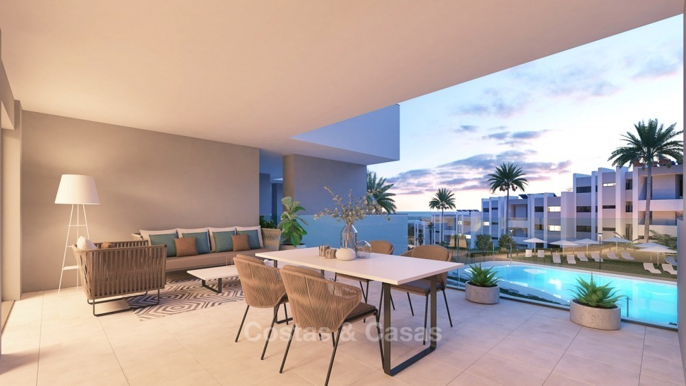 Moderne luxe appartementen met prachtig zeezicht te koop, op loopafstand van het strand - La Duquesa, Manilva, Costa del Sol 10839