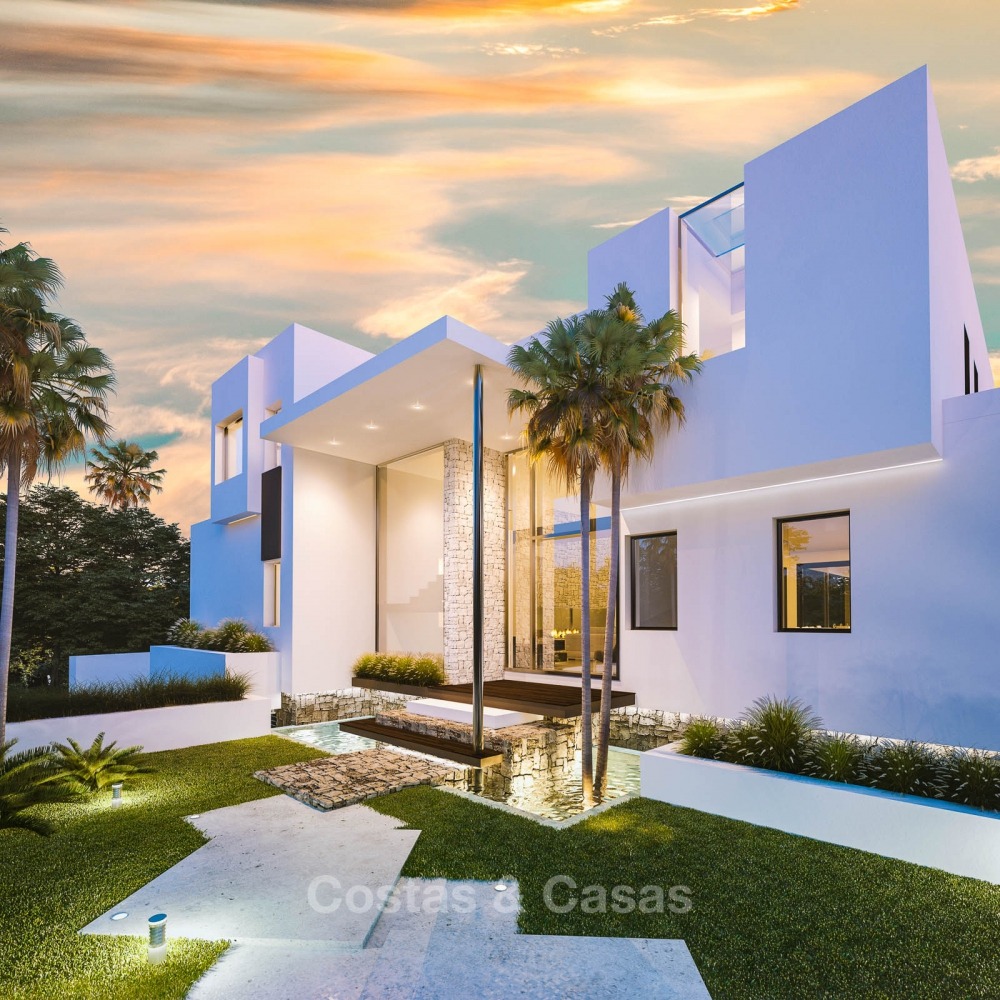 Spectaculaire hedendaagse luxe villa te koop op de New Golden Mile - Estepona Oost, Marbella 10860