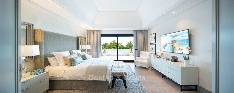 Indrukwekkende en zeer ruime gerenoveerde luxe villa te koop op de Golden Mile in Sierra Blanca, Marbella 10898 