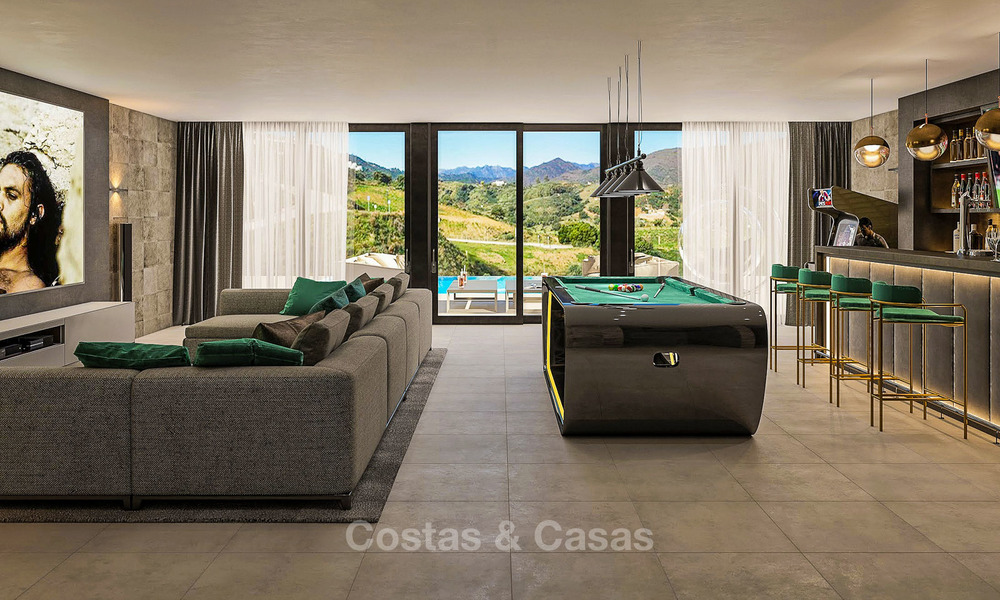 Nieuwe, exclusieve, moderne luxe villa's in een eersteklas golfresort te koop, Mijas, Costa del Sol 10997