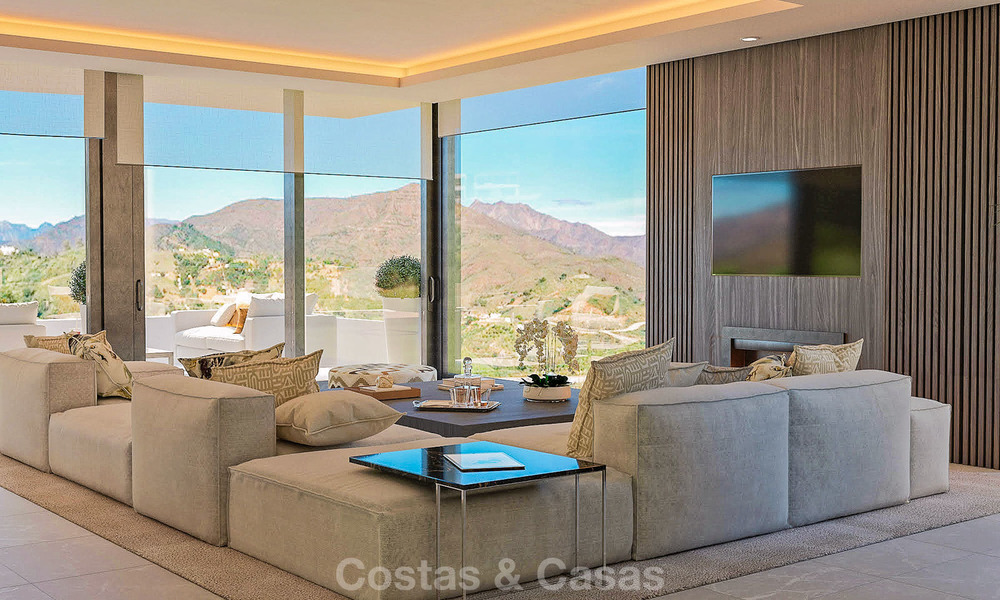 Nieuwe, exclusieve, moderne luxe villa's in een eersteklas golfresort te koop, Mijas, Costa del Sol 11003