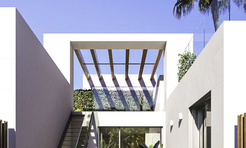 Luxueuze hedendaagse designer villa's met prachtig uitzicht te koop - Sierra Blanca, Golden Mile, Marbella. Voltooid! 11502