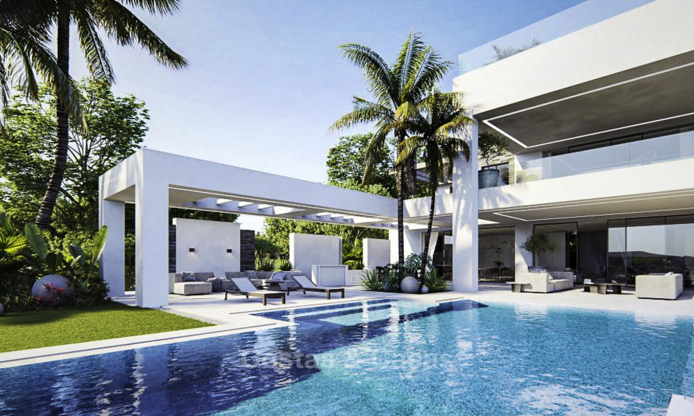 Zeer exclusieve luxe villa in een moderne eigentijdse stijl te koop, eerstelijn golf te Benahavis - Marbella 11726