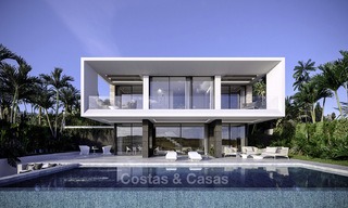 Prachtige nieuwe moderne villa's te koop dicht bij Estepona centrum, Costa del Sol 12023 
