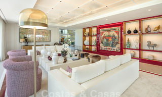 Prestigieuze luxe villa op een uitzonderlijke locatie te koop, eerstelijn golf, zeezicht en instapklaar - Nueva Andalucia, Marbella 57179 