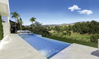 Bekoorlijke moderne luxe villa aan een prominente golfbaan te koop, Mijas, Costa del Sol 12386 