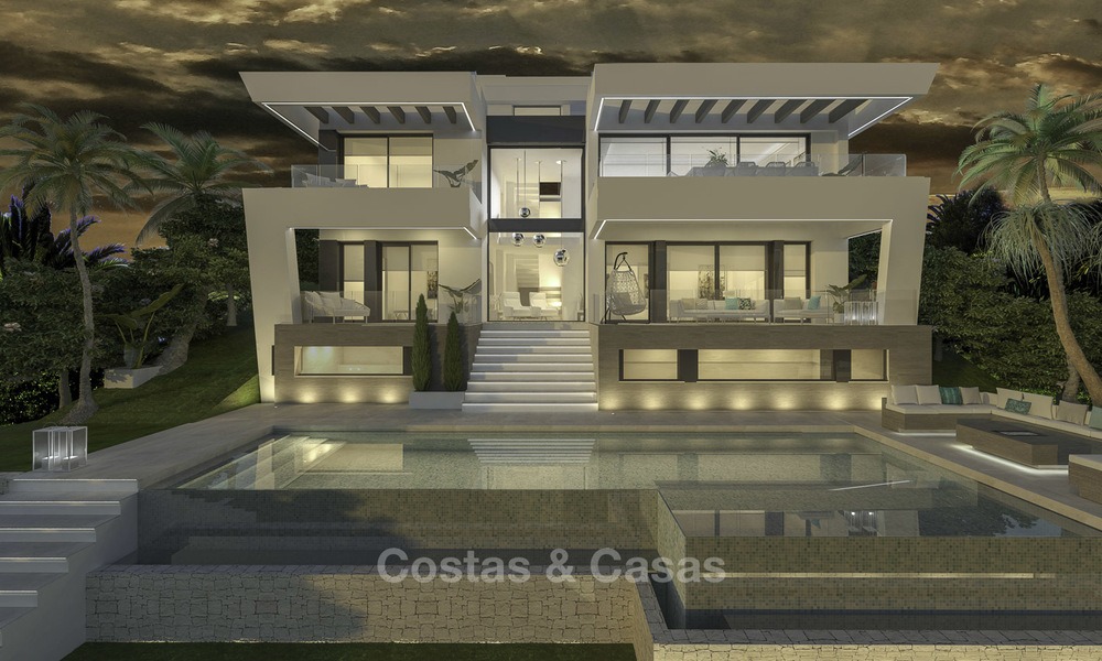 Bekoorlijke moderne luxe villa aan een prominente golfbaan te koop, Mijas, Costa del Sol 12389