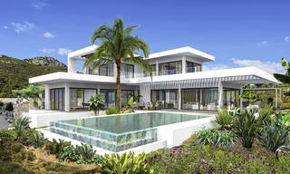Gloednieuwe moderne luxe villa met panoramisch zeezicht te koop in Benahavis - Marbella 12525 