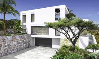 Gloednieuwe moderne luxe villa met panoramisch zeezicht te koop in Benahavis - Marbella 12528 