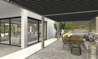 Gloednieuwe moderne luxe villa met panoramisch zeezicht te koop in Benahavis - Marbella 12536 