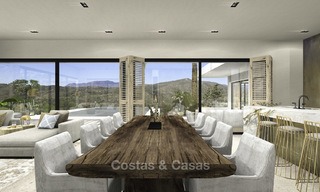 Gloednieuwe moderne luxe villa met panoramisch zeezicht te koop in Benahavis - Marbella 12538 