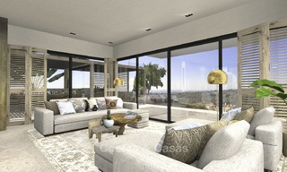 Gloednieuwe moderne luxe villa met panoramisch zeezicht te koop in Benahavis - Marbella 12540 