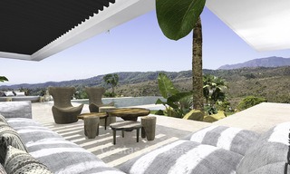Gloednieuwe moderne luxe villa met panoramisch zeezicht te koop in Benahavis - Marbella 12543 