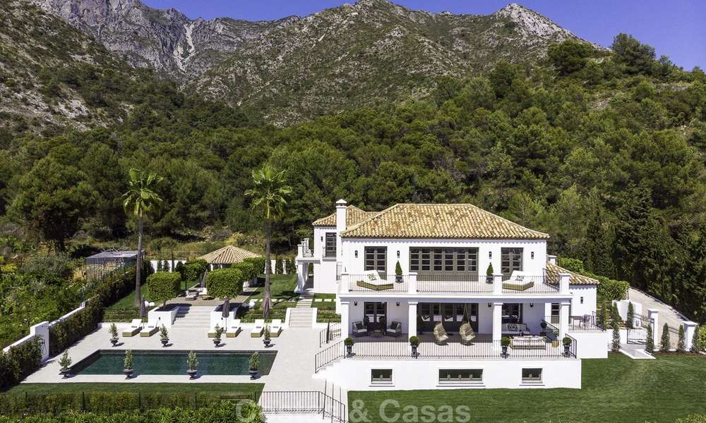Indrukwekkende en unieke eigentijdse luxe villa met spectaculair zeezicht te koop in Sierra Blanca, Golden Mile, Marbella 12549