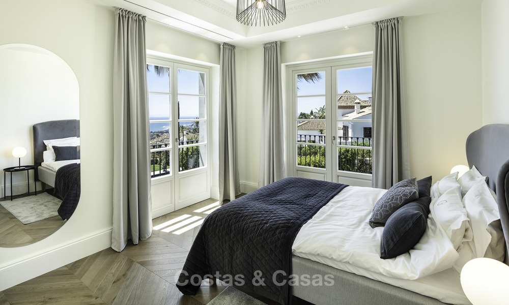 Indrukwekkende en unieke eigentijdse luxe villa met spectaculair zeezicht te koop in Sierra Blanca, Golden Mile, Marbella 12569