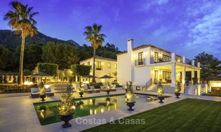Indrukwekkende en unieke eigentijdse luxe villa met spectaculair zeezicht te koop in Sierra Blanca, Golden Mile, Marbella 12578 