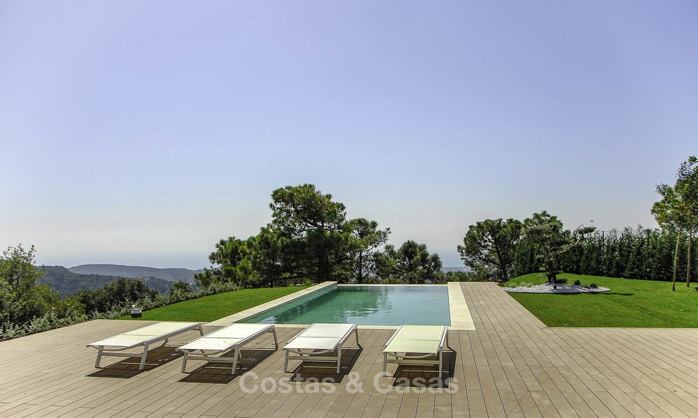 Prachtige nieuwe eigentijdse luxe villa's met panoramisch zeezicht te koop, Benahavis, Marbella 13444
