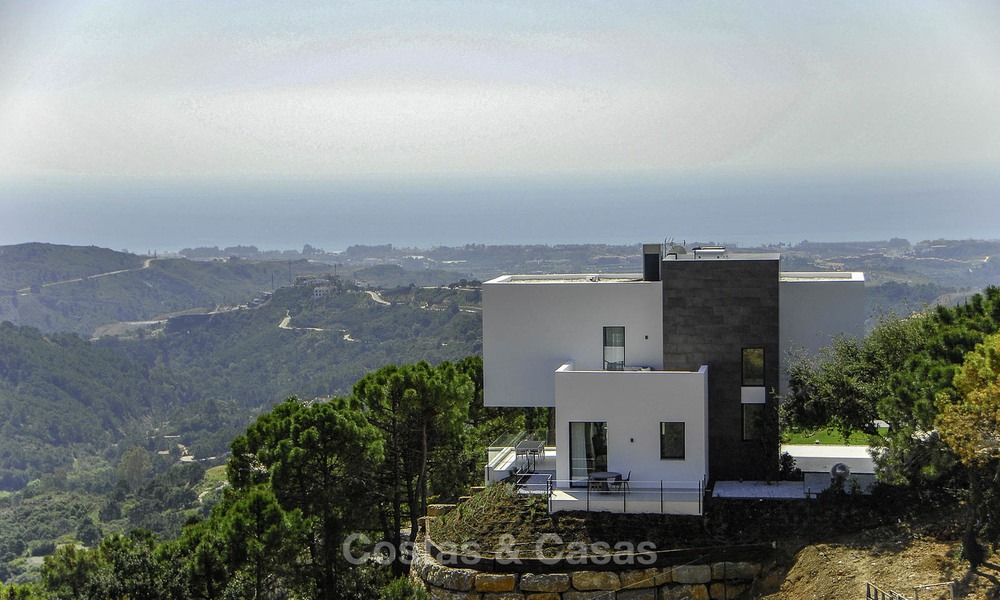 Prachtige nieuwe eigentijdse luxe villa's met panoramisch zeezicht te koop, Benahavis, Marbella 13447