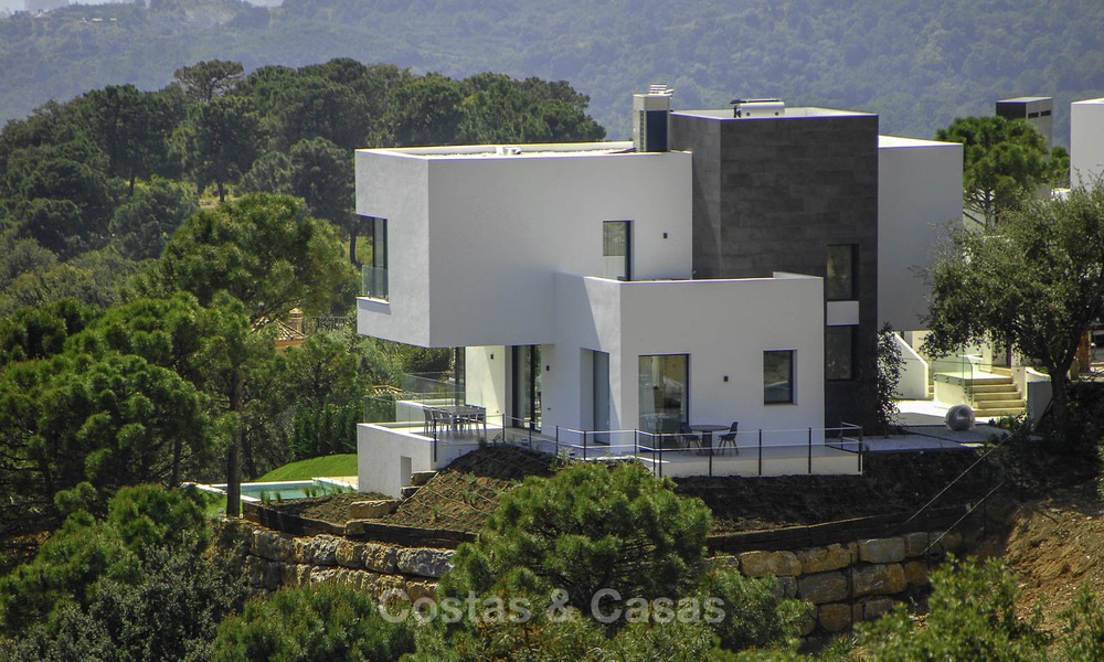 Prachtige nieuwe eigentijdse luxe villa's met panoramisch zeezicht te koop, Benahavis, Marbella 13448