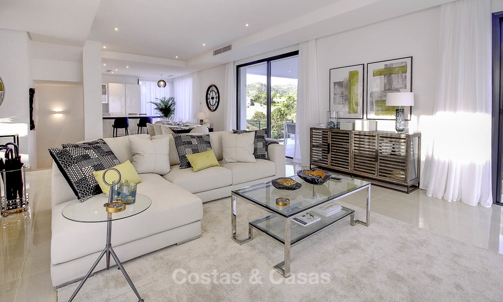 Prachtige nieuwe eigentijdse luxe villa's met panoramisch zeezicht te koop, Benahavis, Marbella 13459