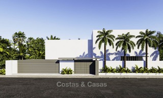 Nieuwe moderne vrijstaande luxe villa's te koop op de New Golden Mile, tussen Marbella en Estepona 13506 