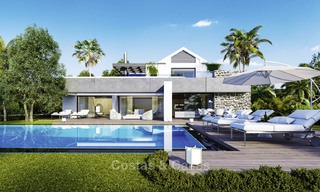 Nieuwe moderne vrijstaande luxe villa's te koop op de New Golden Mile, tussen Marbella en Estepona 13512 