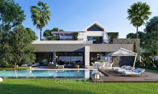 Nieuwe moderne vrijstaande luxe villa's te koop op de New Golden Mile, tussen Marbella en Estepona 13537 