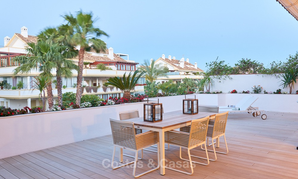 Luxe penthouse appartement te koop op de Golden Mile tussen Marbella en Puerto Banus 13575