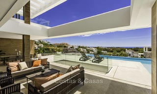 Gloednieuwe moderne designer villa met prachtig zeezicht te koop, instapklaar, Benahavis - Marbella 13684 