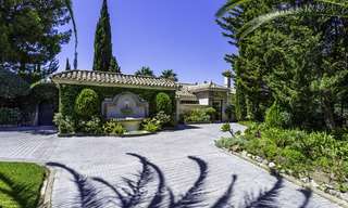 Charmante, gerenoveerde villa in Mediterrane stijl, op een groot perceel met zeezicht, te koop in Benahavis - Marbella 14129 