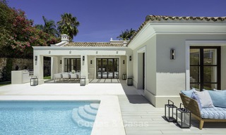 Elegante en luxueuze villa in Mediterrane stijl te koop, volledig gerenoveerd, in Nueva Andalucia's Golfvallei, Marbella 14231 