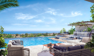 Gloednieuwe moderne eigentijdse luxe villa's te koop, direct aan de golfbaan op de New Golden Mile, tussen Marbella en Estepona 33612 