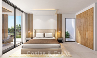 Gloednieuwe moderne eigentijdse luxe villa's te koop, direct aan de golfbaan op de New Golden Mile, tussen Marbella en Estepona 46150 