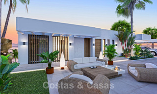 Gloednieuwe moderne eigentijdse luxe villa's te koop, direct aan de golfbaan op de New Golden Mile, tussen Marbella en Estepona 46159 
