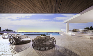 Nieuwe modern-hedendaagse luxe villa met panoramisch zeezicht te koop, in een exclusief golf resort in Marbella - Benahavis 14869 