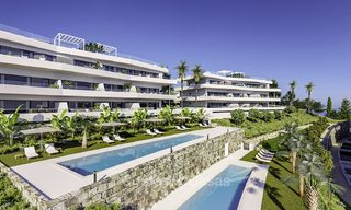 Elegante nieuwe eigentijdse appartementen en penthouses met adembenemend zeezicht te koop in Estepona 14993 