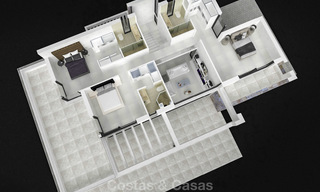 Gloednieuwe exclusieve villa's in eigentijdse stijl te koop, met prachtig uitzicht op zee en de bergen, Mijas, Costa del Sol 15220 
