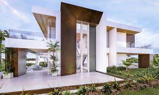Nieuwe, moderne luxe villa in hedendaagse stijl te koop, in een golf urbanisatie tussen Marbella en Estepona 15279 