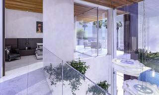 Nieuwe, moderne luxe villa in hedendaagse stijl te koop, in een golf urbanisatie tussen Marbella en Estepona 15280 