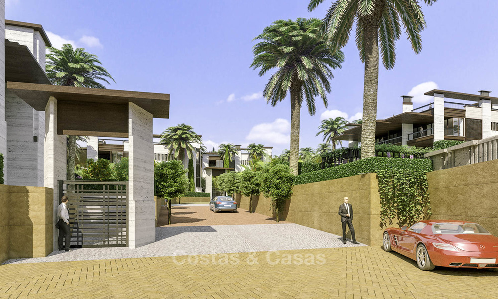 Nieuwe supergrote moderne luxe villa's te koop, op loopafstand van Puerto Banus op de Golden Mile in Marbella 15299