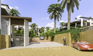 Nieuwe supergrote moderne luxe villa's te koop, op loopafstand van Puerto Banus op de Golden Mile in Marbella 15299 