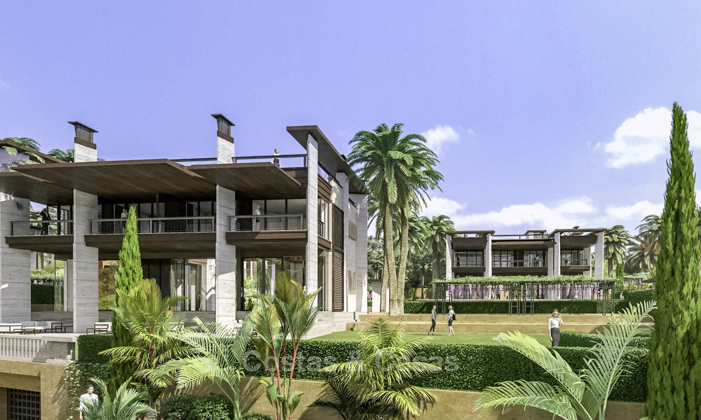 Nieuwe supergrote moderne luxe villa's te koop, op loopafstand van Puerto Banus op de Golden Mile in Marbella 15312