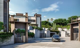 Nieuwe supergrote moderne luxe villa's te koop, op loopafstand van Puerto Banus op de Golden Mile in Marbella 29462 