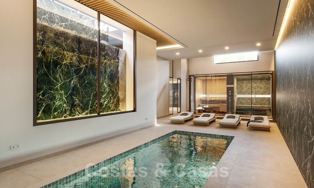 Nieuwe supergrote moderne luxe villa's te koop, op loopafstand van Puerto Banus op de Golden Mile in Marbella 29472